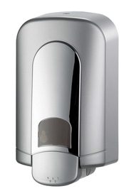 Manual Spray Hand Soap and Hand Sanitiser Dispenser, Silver-Chrome SD145RSF