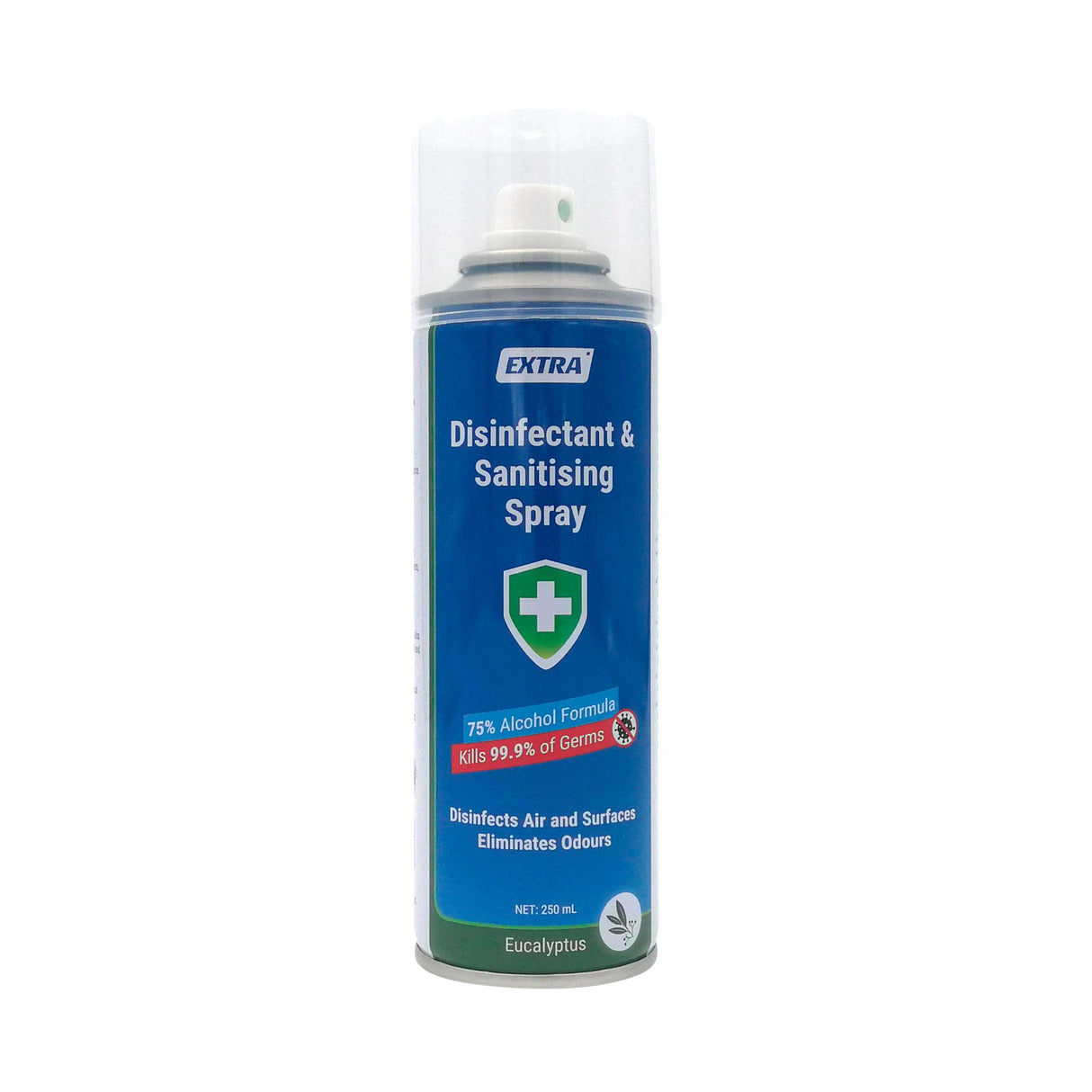 Extra Hygiene Disinfectant Air Freshener Spray, 75% Alcohol
