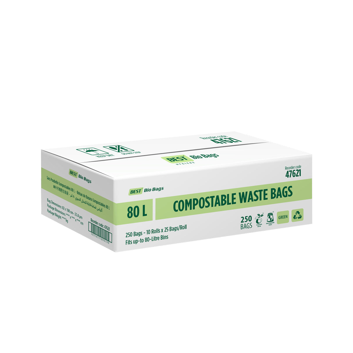 Best Hygiene's 100% Compostable Waste Bags
