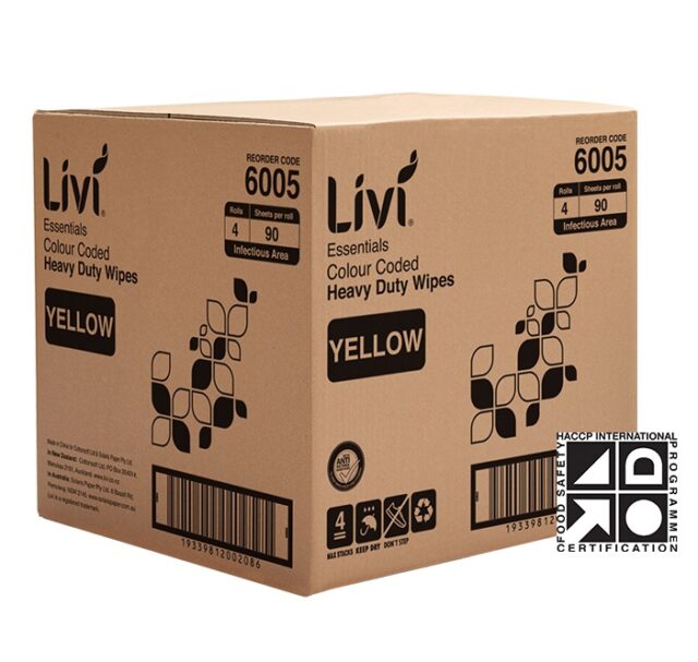 Livi Essentials Commercial Disposable Wipes, 90 Sheets