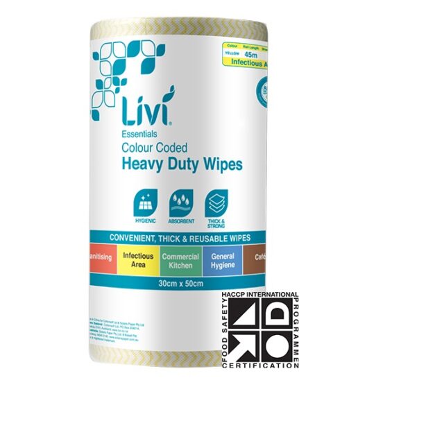 Livi Essentials Commercial Disposable Wipes, 90 Sheets