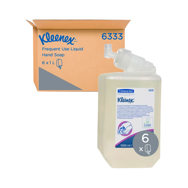 Kleenex Liquid Hand Soap, Frequent Use Handwash, 1L - 6333