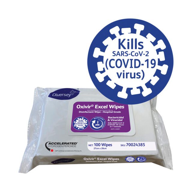 Diversey Oxivir Excel Wipes 100 Sheets