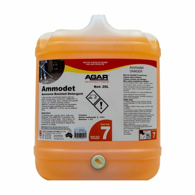 Agar Ammodet Ammonia Boosted Detergent 20L