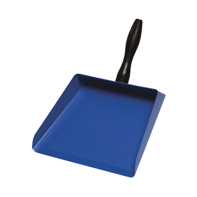 Oates Industrial Metal Dustpan, Blue