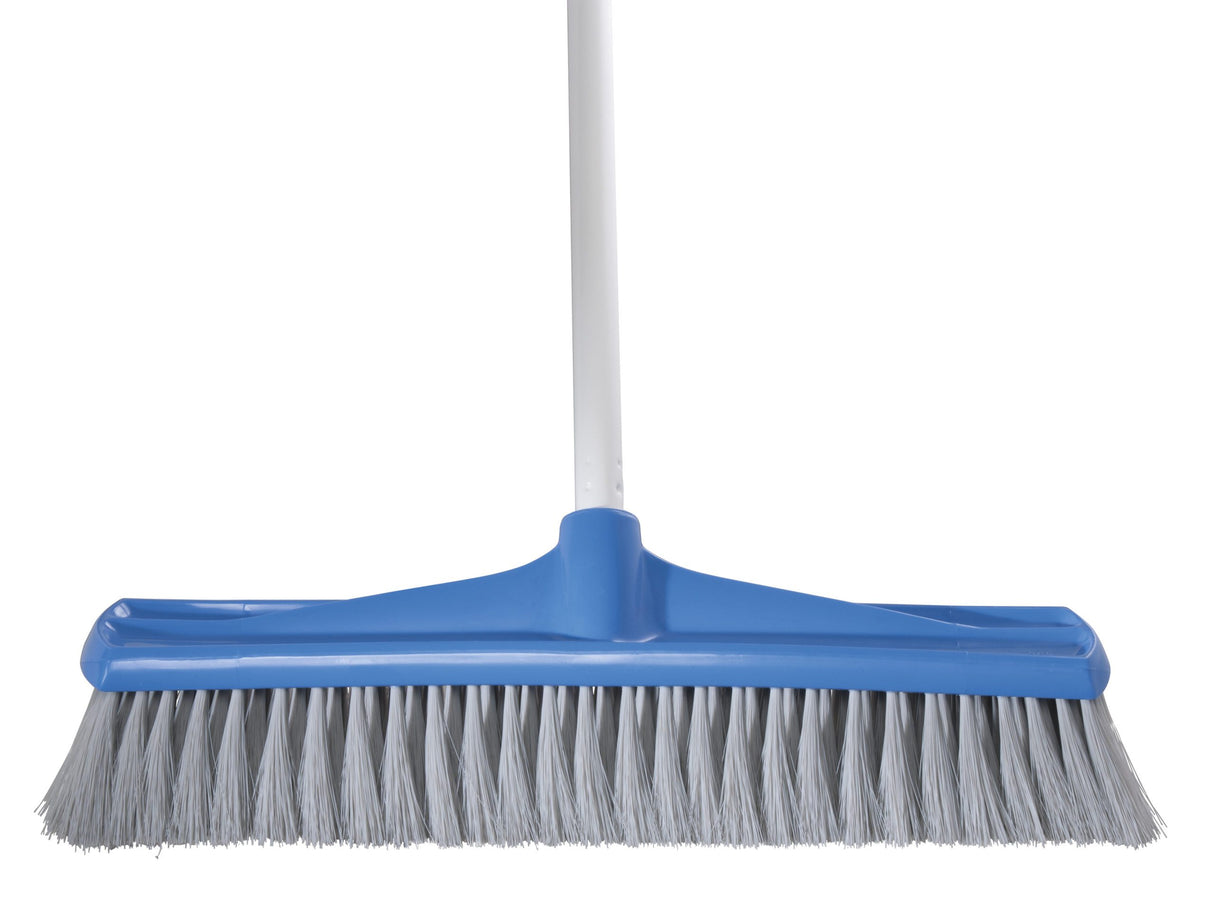 Oates 450mm Jumbo Indoor Broom with Handle, Blue