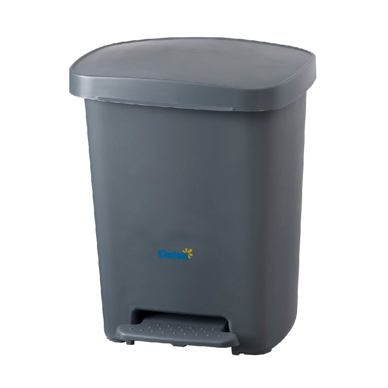 Oates 30L Grey Pedal Bin