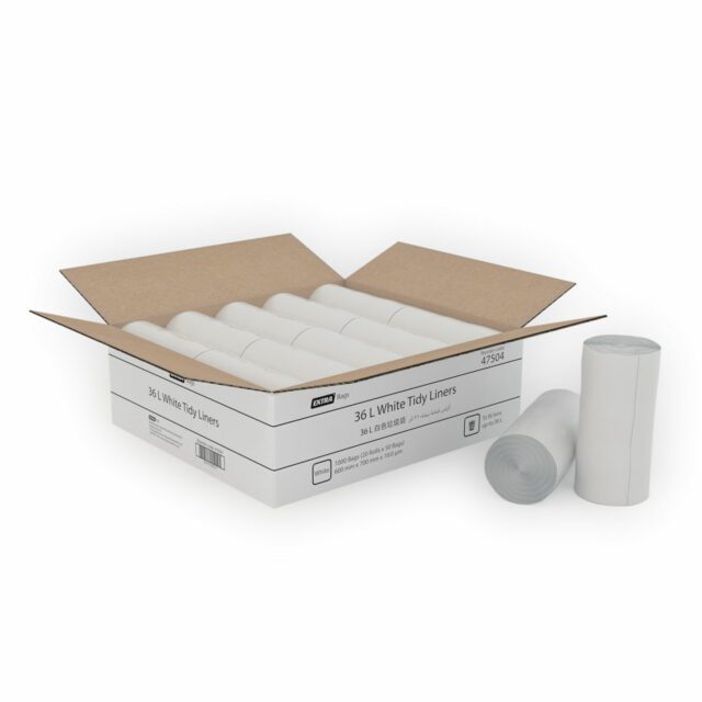 Best Hygiene 36 L White Tidy Liners, 1000 Bags