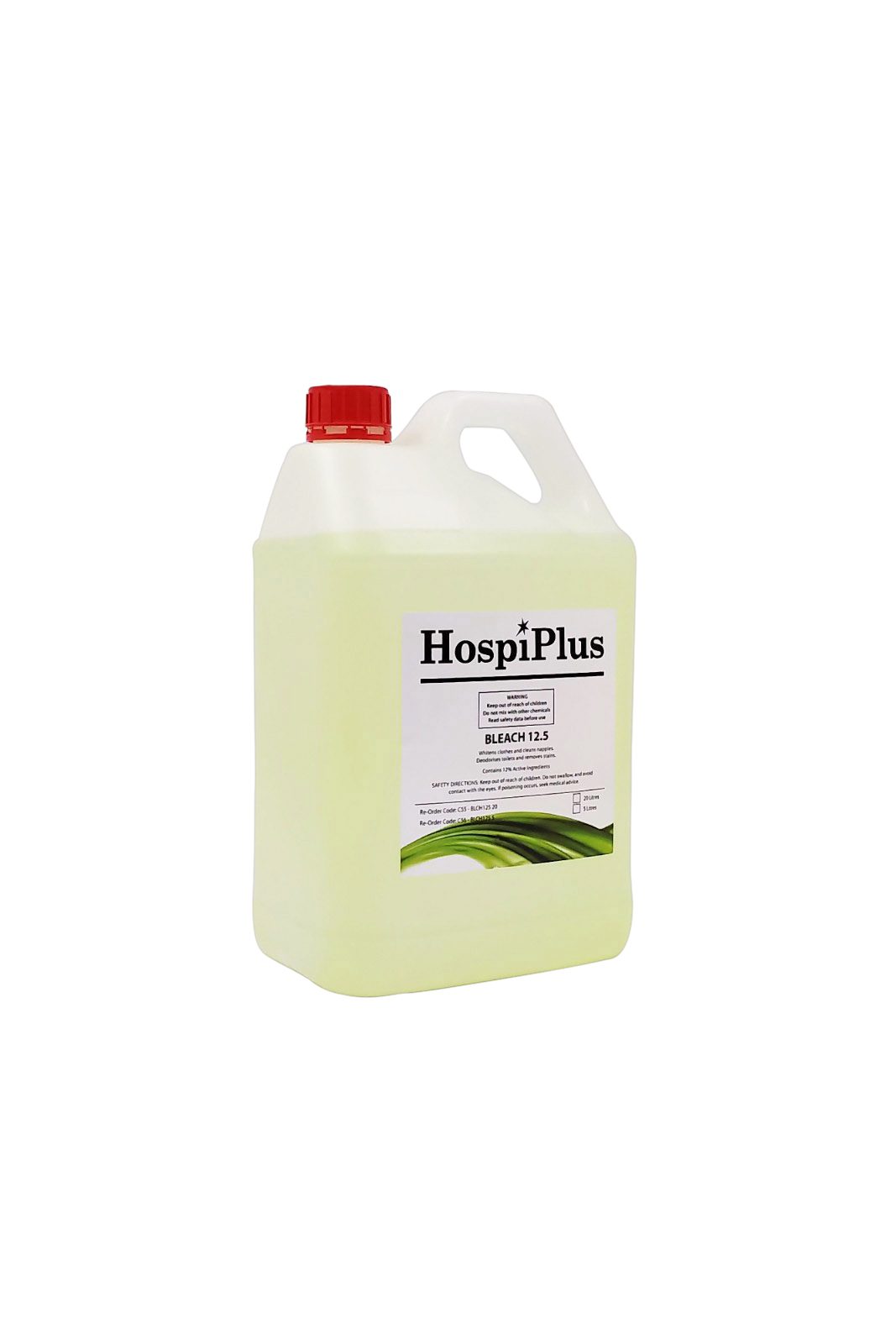 Liquid Bleach 12.5% Professional Cleaner Disinfectant Solution - 5 L