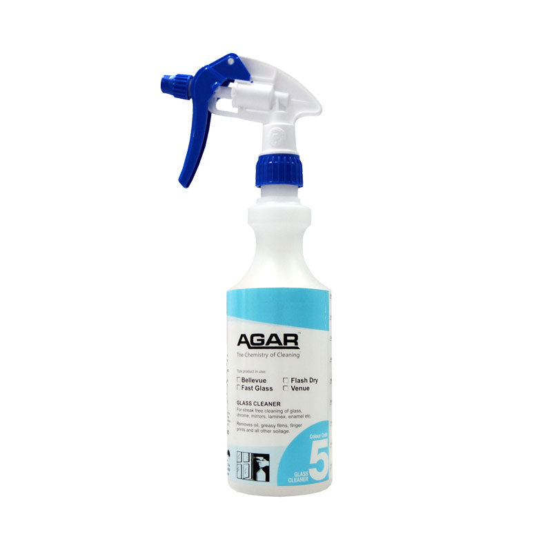 Agar 500mL Glass Cleaner Spray Bottle Number 5 with Trigger
