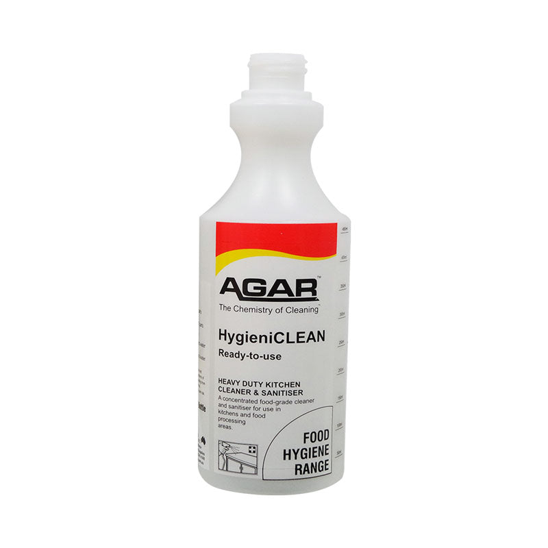 Agar HygieniCLEAN Sanitiser and Cleaner Spray Bottle 500mL