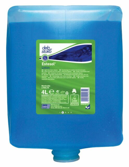 DEB Estesol Lotion WASH - Lightly Perfumed - 4 LT