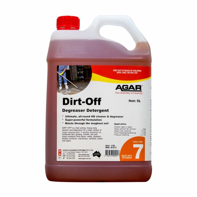 Agar Dirt-Off Heavy-Duty Degreaser Detergent, 5L