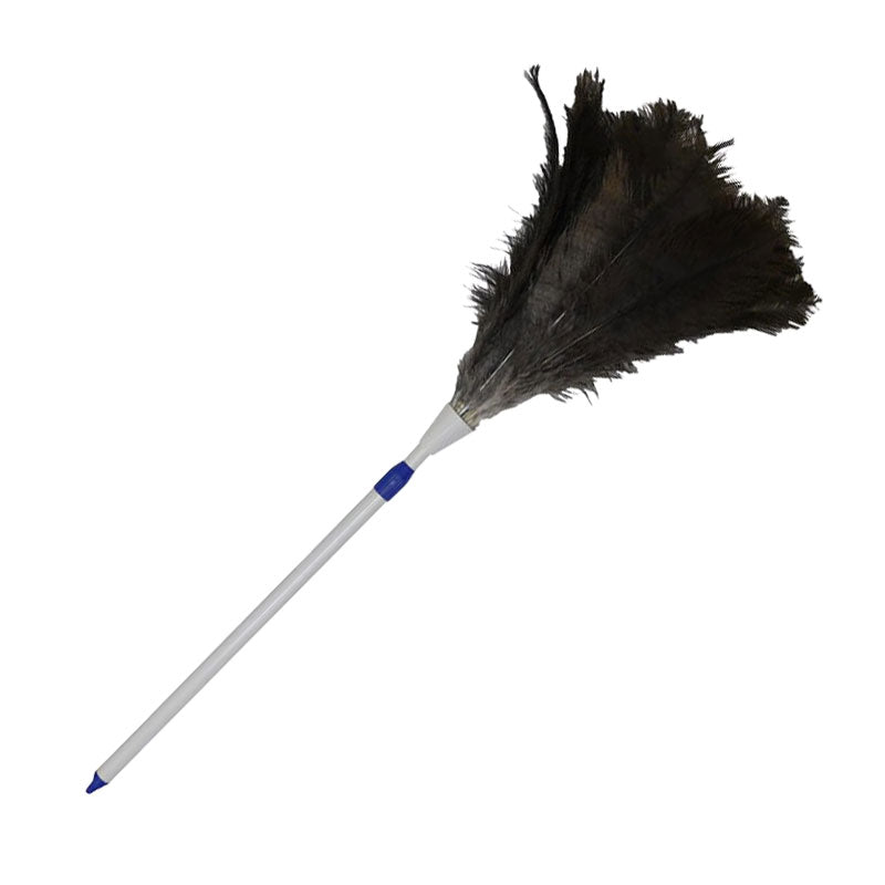 Extendable Feather Duster 140cm - Genuine Ostrich | NAB Clean