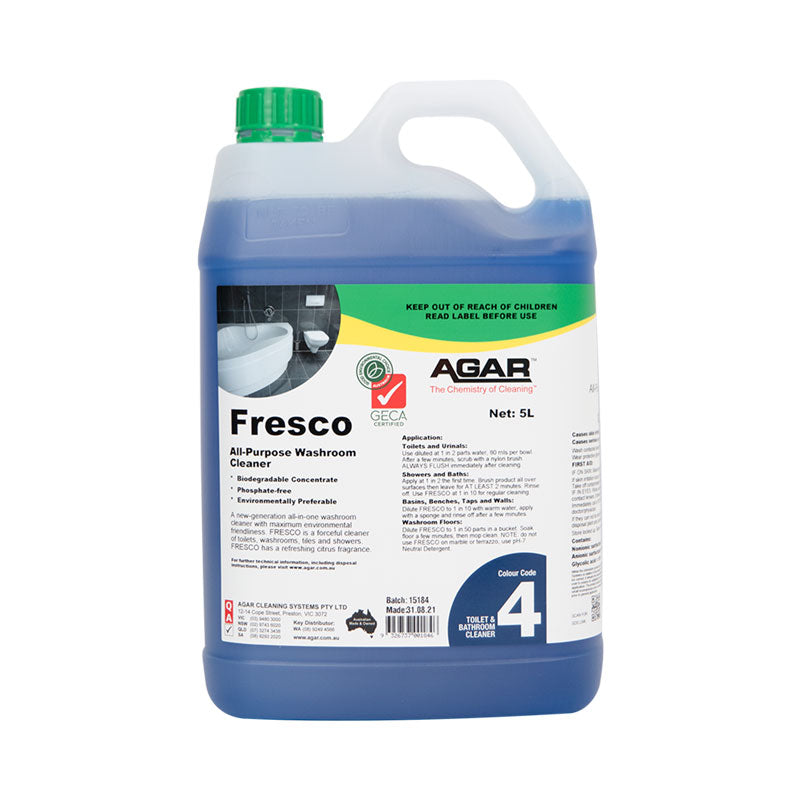 Agar Fresco All-Purpose Washroom Cleaner, 5L