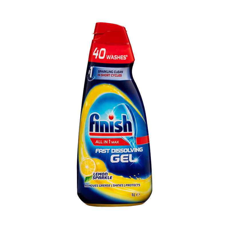 Finish All In One Max Dishwasher Gel Lemon Sparkle 1L