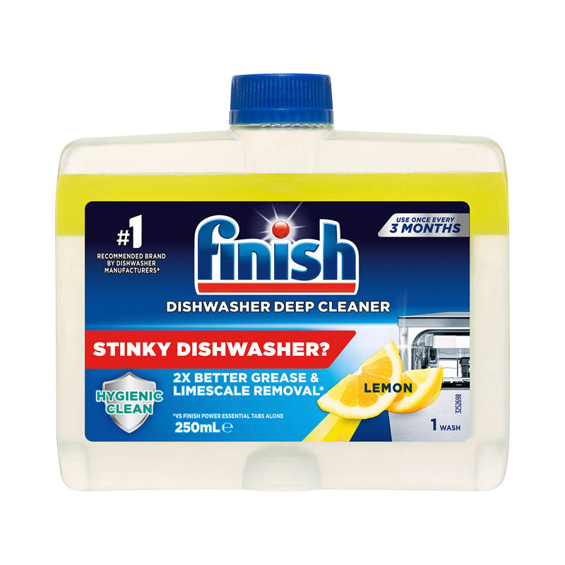 Finish Dishwasher Deep Cleaner Lemon Sparkle 250mL