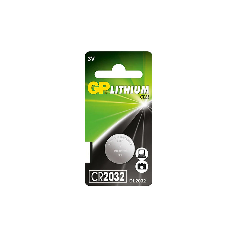 GP Powercell CR2032 Lithium Coin Battery 3V