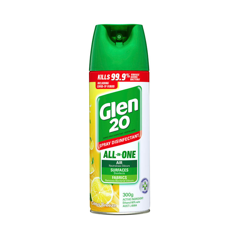 Glen 20 All In One Disinfectant Spray Citrus Breeze 300g