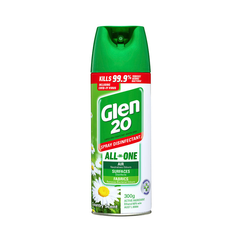 Glen 20 All In One Disinfectant Spray Country Scent 300g