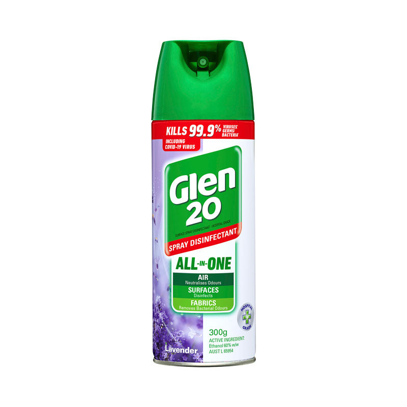 Glen 20 All In One Disinfectant Spray Lavender 300g