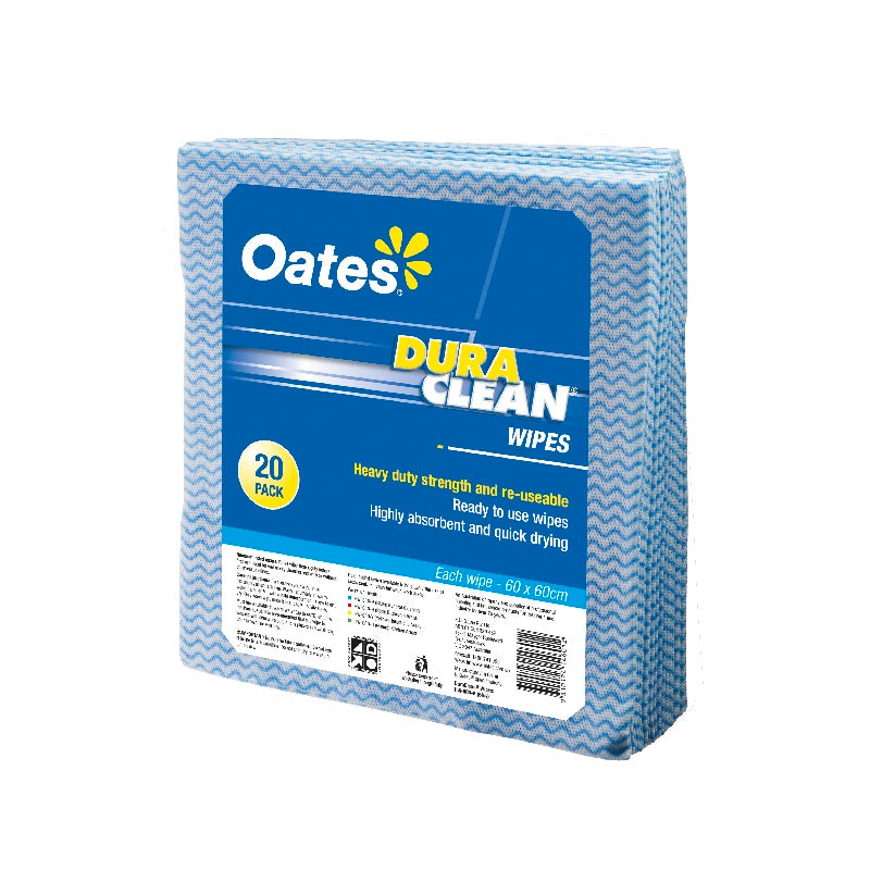 Oates DuraClean Wipes - Blue