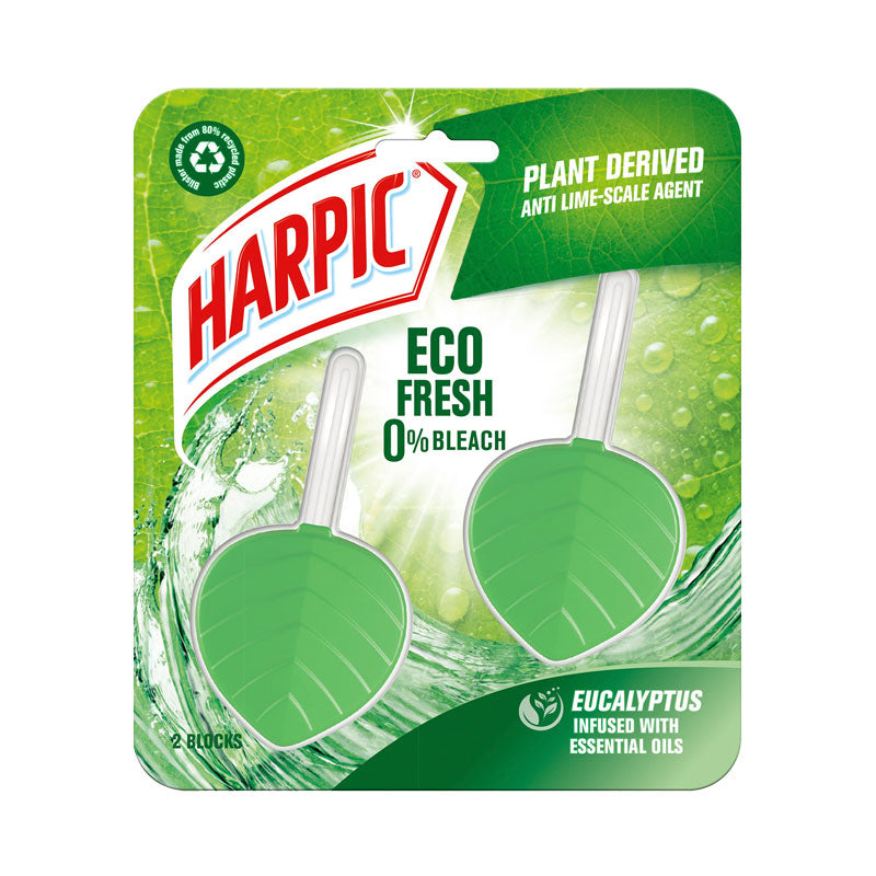 Harpic Eco Fresh Toilet Block Eucalyptus 2 Units