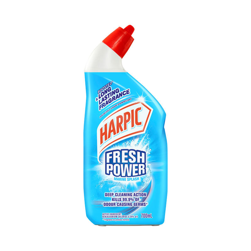 Harpic Fresh Power Toilet Cleaner Marine Splash 700mL