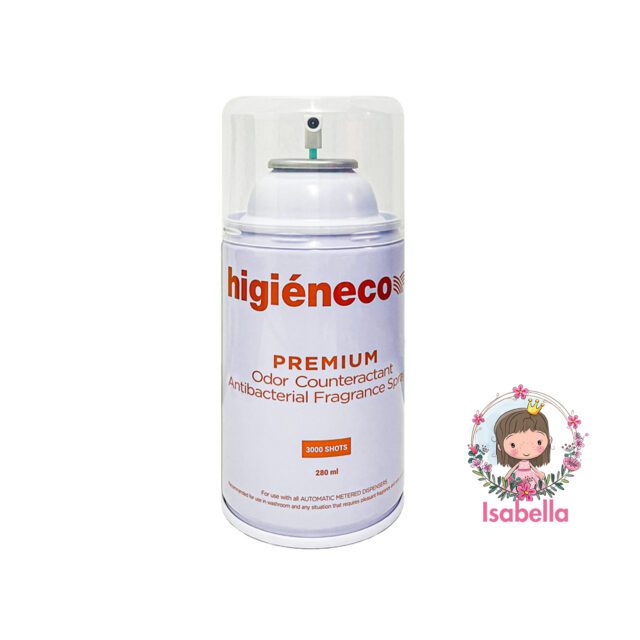 Higieneco Isabella Air Freshener Fragrance Refill, 3000 Sprays, 280mL