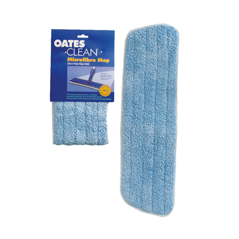Oates 400mm Microfibre Flat Mop Refill