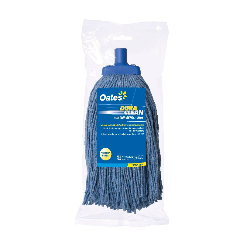 Oates Duraclean String Mop Head Refill 400g Blue