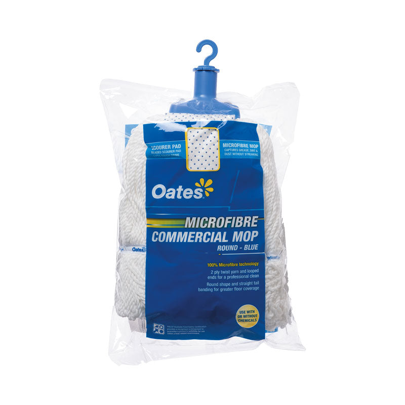 Oates Round Microfibre Commercial Mop Refill