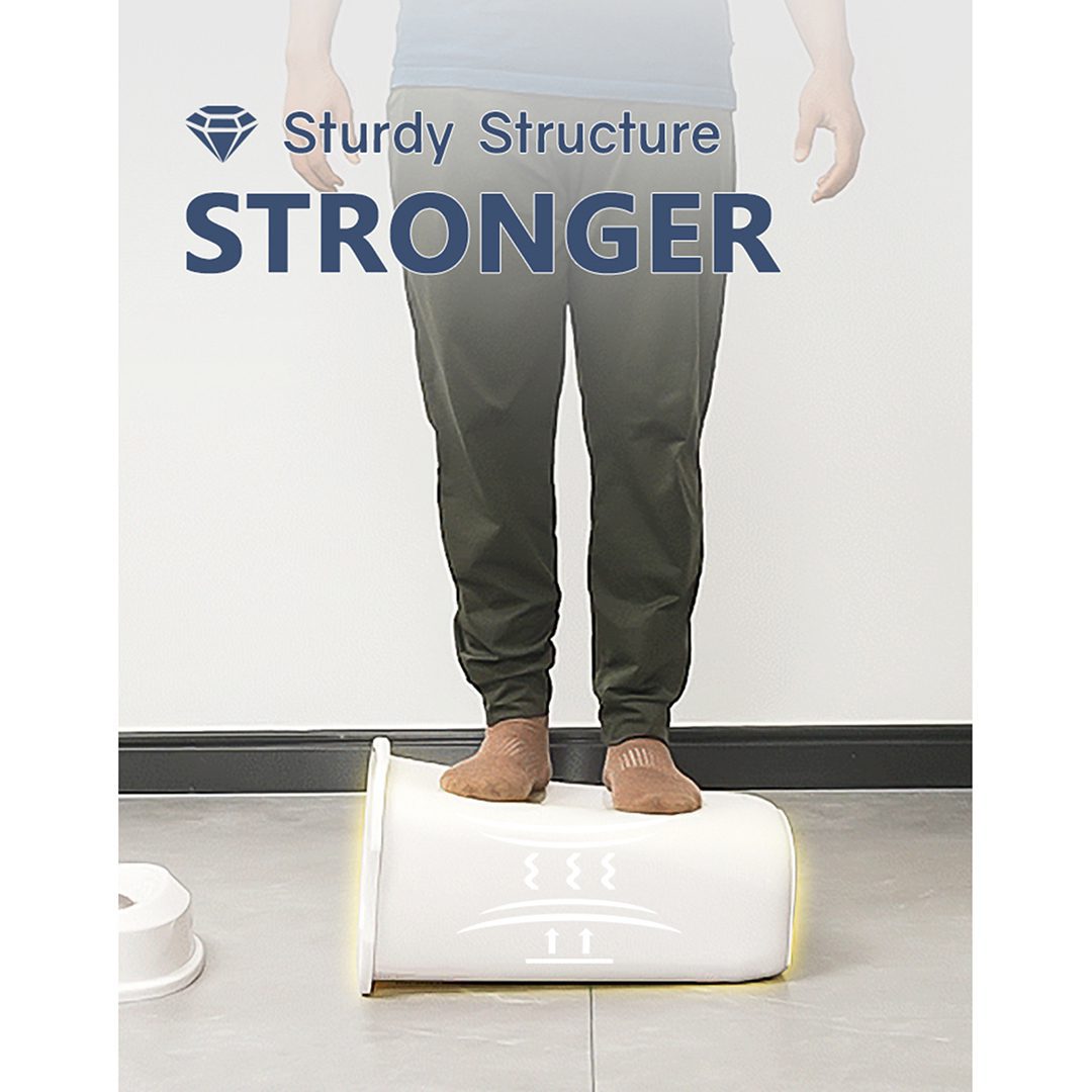 Multi Curved Trash Bin, Floor Standing or Wall Mounted, Black, 32L