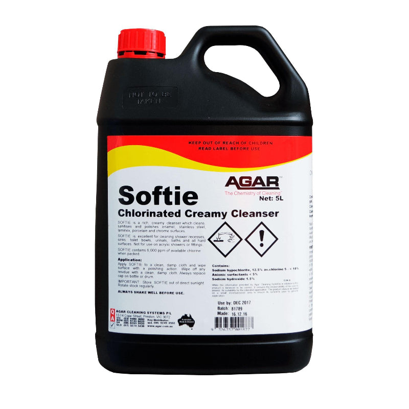 Agar 5L Softie Chlorinated Creamy Cleanser