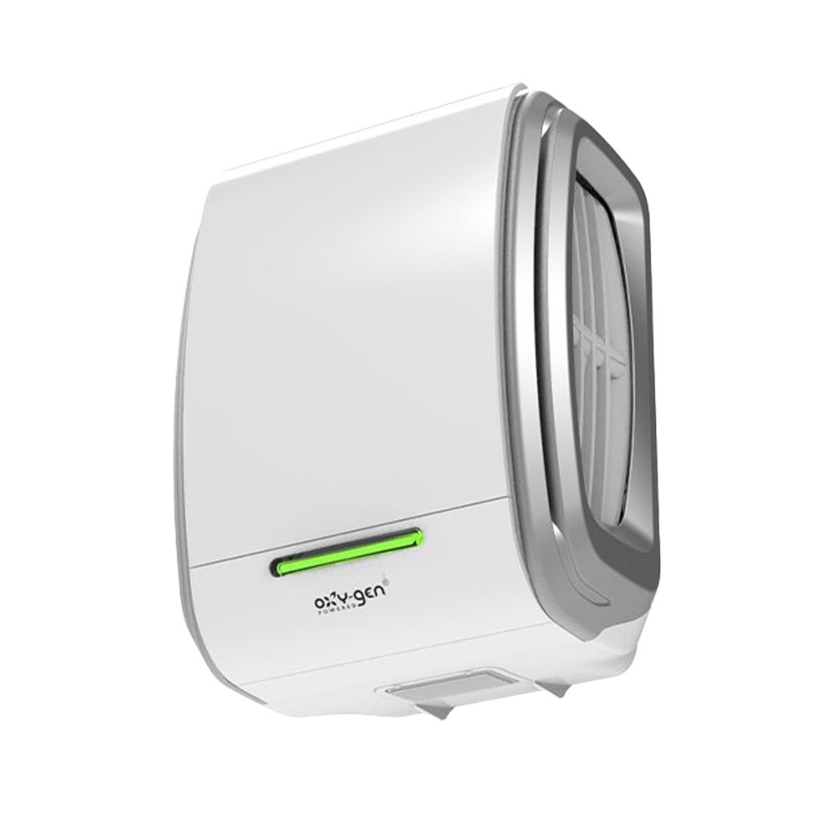 Oxygen-Supreme 30/60/90 Day White with Silver Side Clip Dispenser