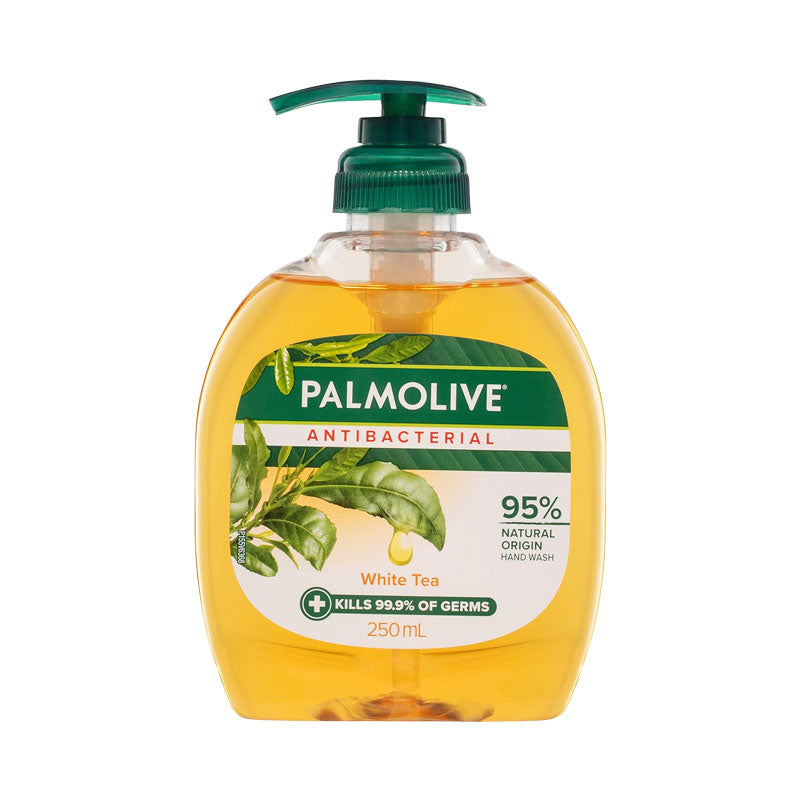 Palmolive Antibacterial Liquid Hand Wash Soap, White Tea, 250mL