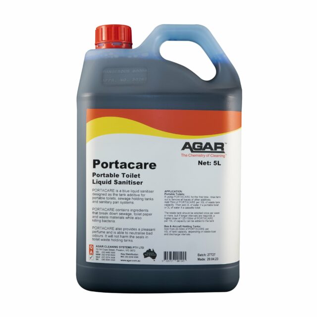 Agar Portacare Portable Toilet Liquid Sanitiser 5L