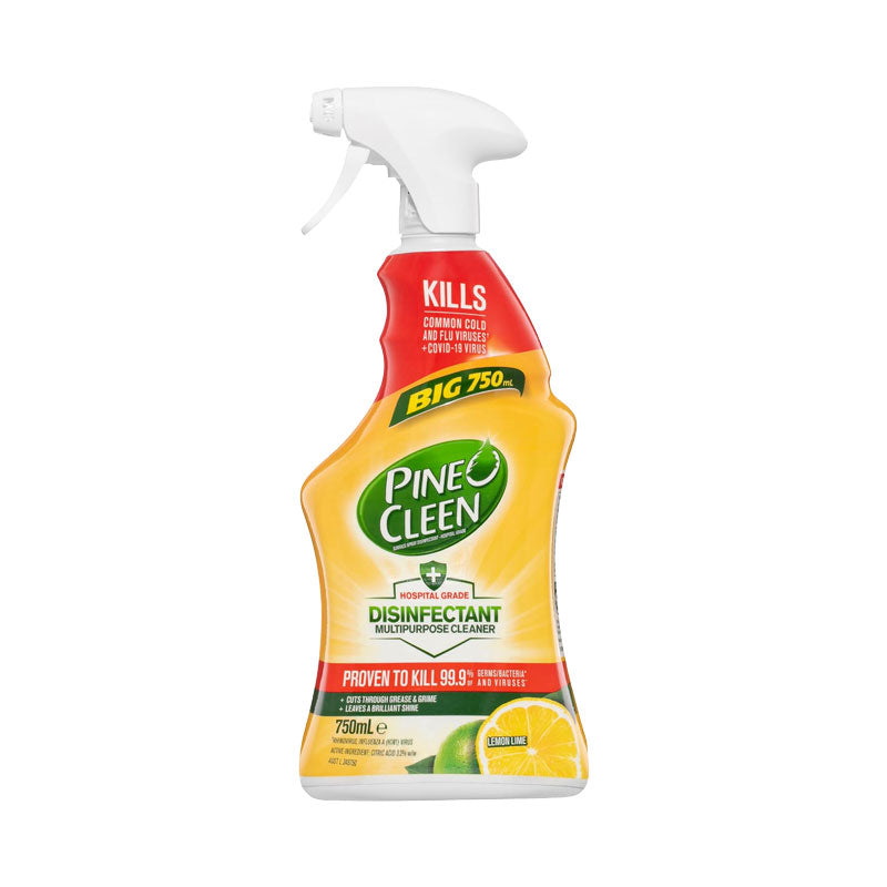 Pine O Cleen Antibacterial Disinfectant Spray Lemon Lime 750mL
