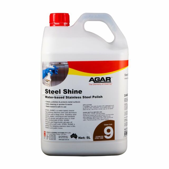 Agar 5L Steel Shine Water-Based Stainless Steel Polish