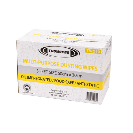 Truwipes Oil Impregnated Dusting Yellow Wipes