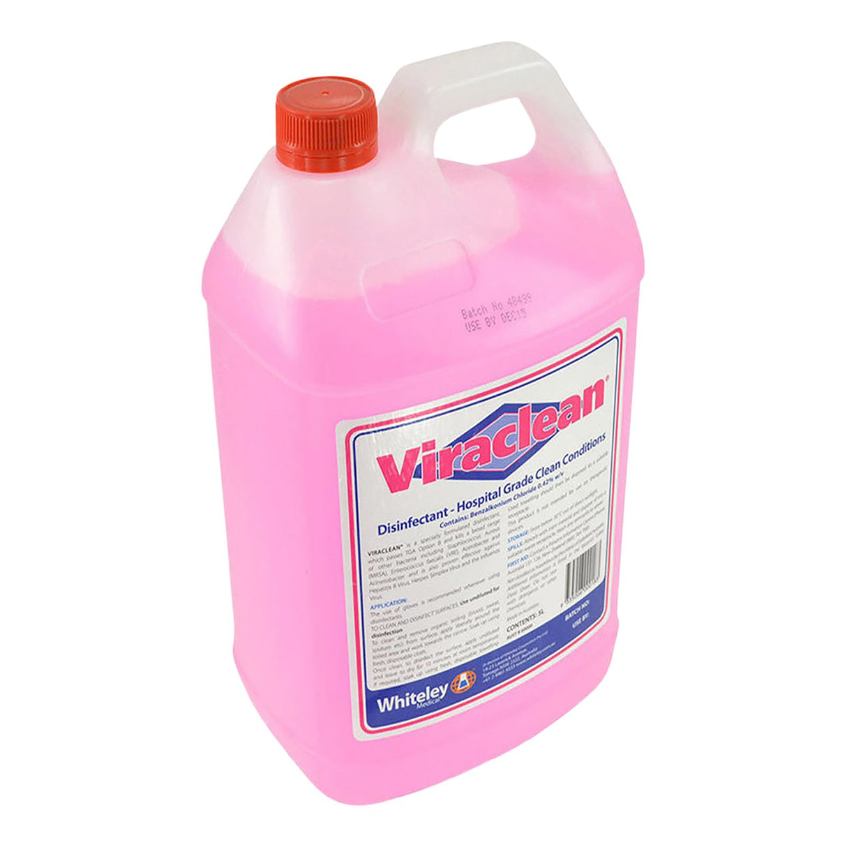 Whiteley Viraclean Hospital Grade Disinfectant Cleaner
