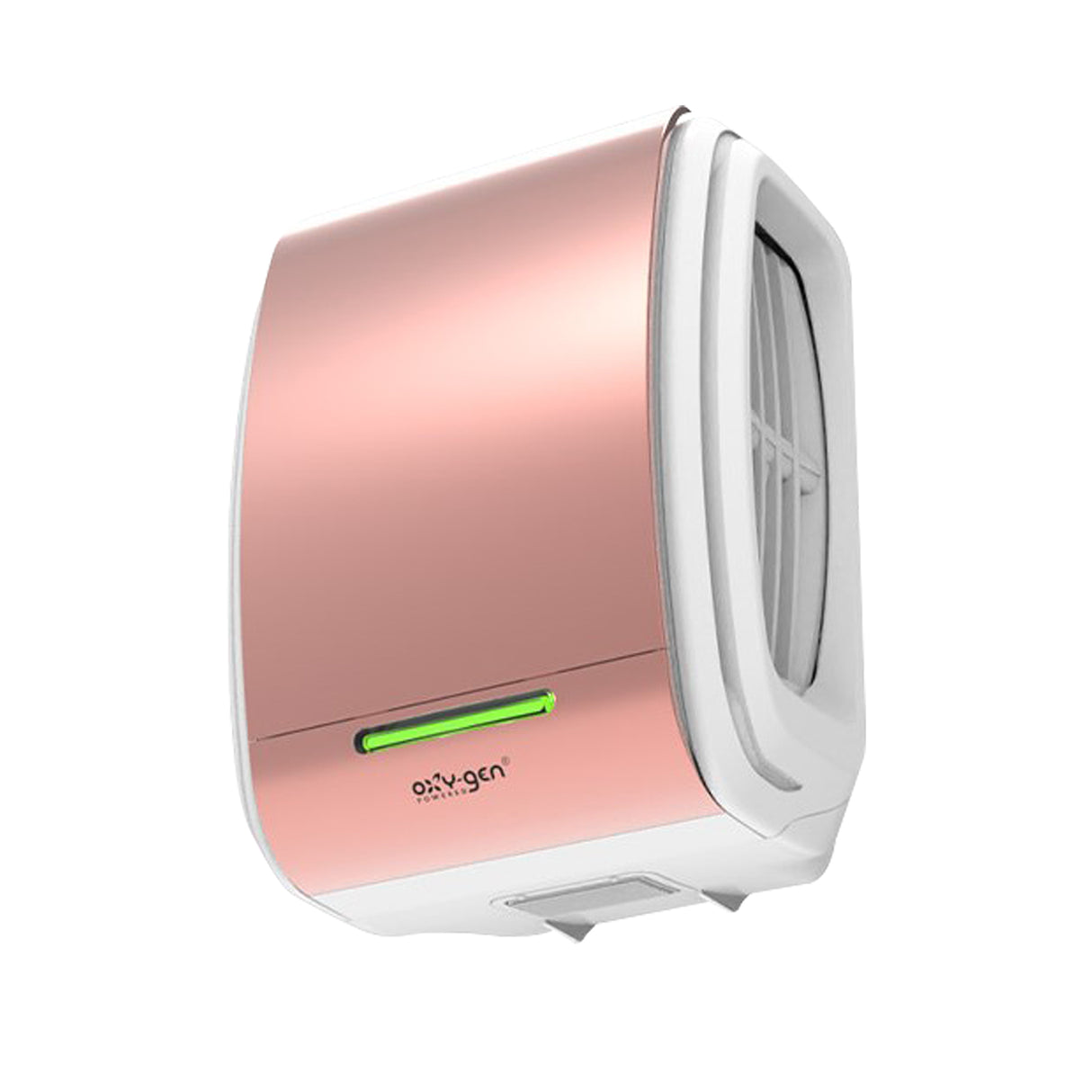 Oxygen-Supreme 30/60/90 Day Rose Gold with White Side Clip Dispenser