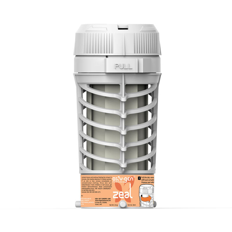 Zeal - Oxy-Gen Powered Fragrance Refill for Viva & Shield Dispensers