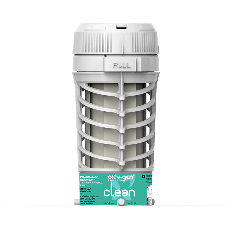 Clean - Oxy-Gen Powered Fragrance Refill for Viva & Shield Dispensers