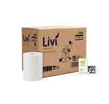 Livi Essentials Hand Towel Roll 1 Ply 80m