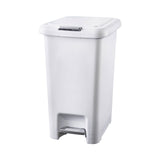 Oates Push and Pedal Bin White 30L