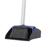 Oatres Platinum Lobby Pan and Broom Set, Blue