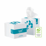 Livi Essentials Hypoallergenic Facial Tissues 2 Ply 90 Sheets Cube