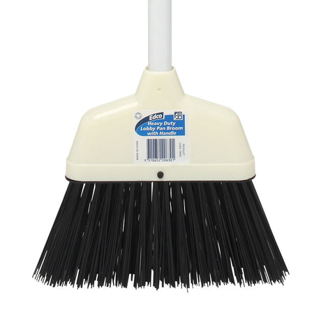 Edco Heavy Duty Lobby Pan Broom with Handle