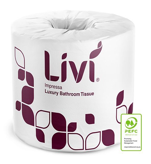 Livi Impressa Toilet Tissue 3 Ply 225 Sheets